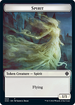 Bird // Spirit Double-Sided Token [Starter Commander Decks] | Anubis Games and Hobby