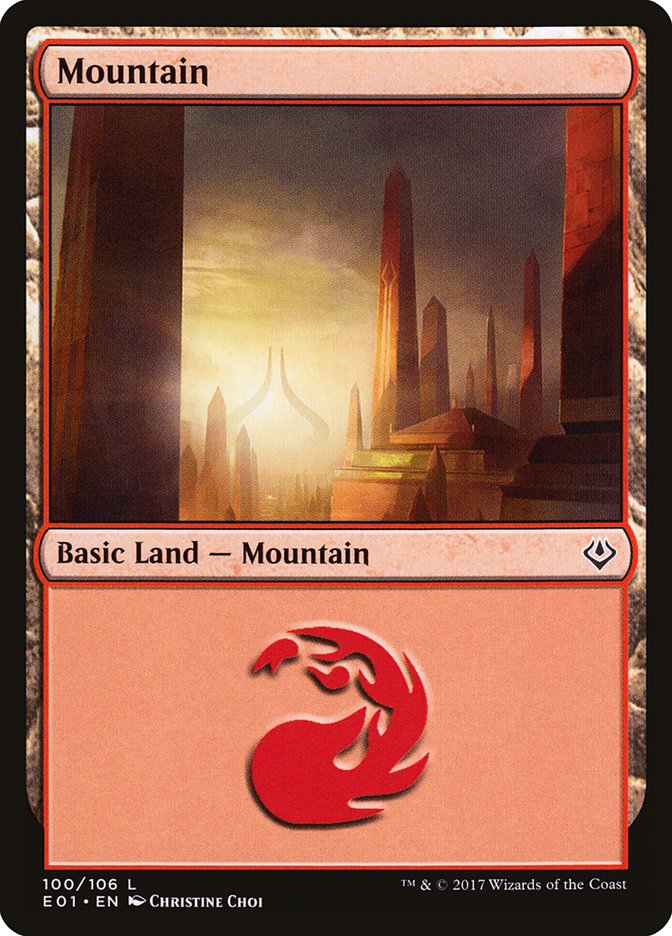 Mountain (100) [Archenemy: Nicol Bolas] | Anubis Games and Hobby