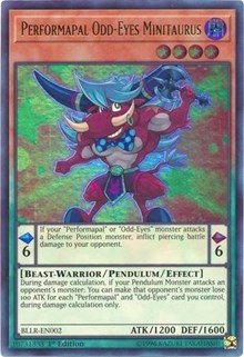 Performapal Odd-Eyes Minitaurus [Battles of Legend: Light's Revenge] [BLLR-EN002] | Anubis Games and Hobby