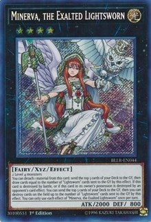 Minerva, the Exalted Lightsworn [Battles of Legend: Light's Revenge] [BLLR-EN044] | Anubis Games and Hobby