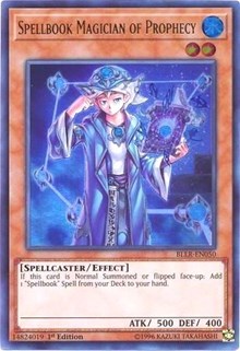 Spellbook Magician of Prophecy [Battles of Legend: Light's Revenge] [BLLR-EN050] | Anubis Games and Hobby