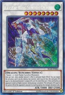 Crystal Wing Synchro Dragon [Battles of Legend: Light's Revenge] [BLLR-EN062] | Anubis Games and Hobby