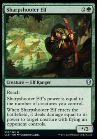 Sharpshooter Elf [Commander Legends: Battle for Baldur's Gate] | Anubis Games and Hobby