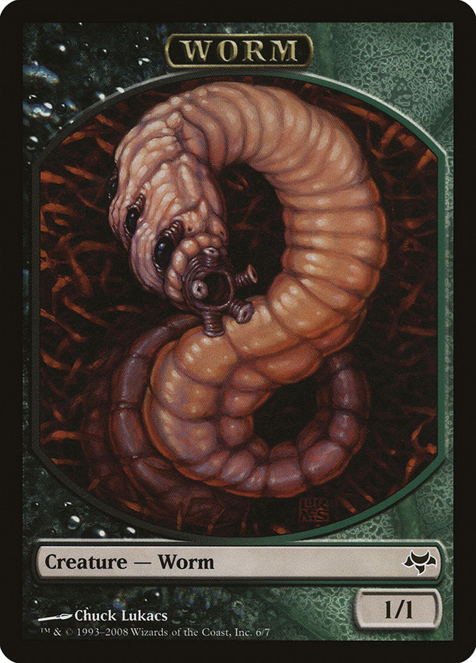 Worm Token [Eventide Tokens] | Anubis Games and Hobby