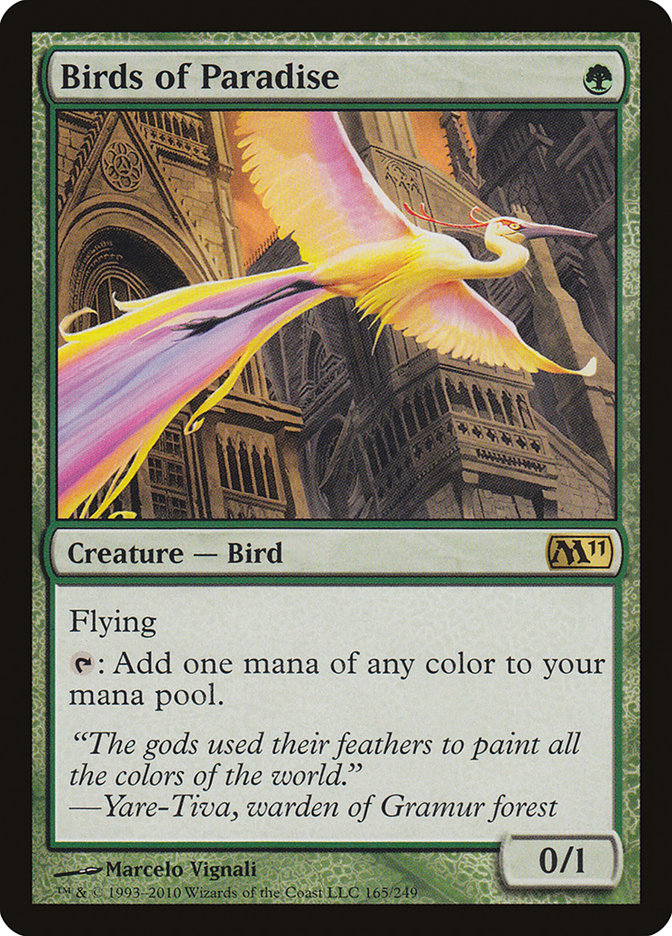 Birds of Paradise [Magic 2011] | Anubis Games and Hobby