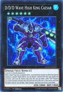 D/D/D Wave High King Caesar [Code of the Duelist] [COTD-EN042] | Anubis Games and Hobby