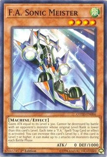 F.A. Sonic Meister [Code of the Duelist] [COTD-EN086] | Anubis Games and Hobby