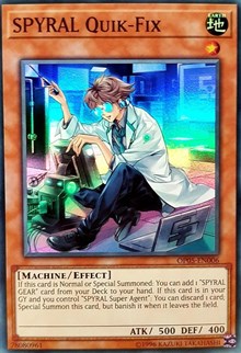 SPYRAL Quik-Fix [OTS Tournament Pack 5] [OP05-EN006] | Anubis Games and Hobby