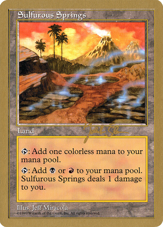 Sulfurous Springs (Jakub Slemr) [World Championship Decks 1997] | Anubis Games and Hobby