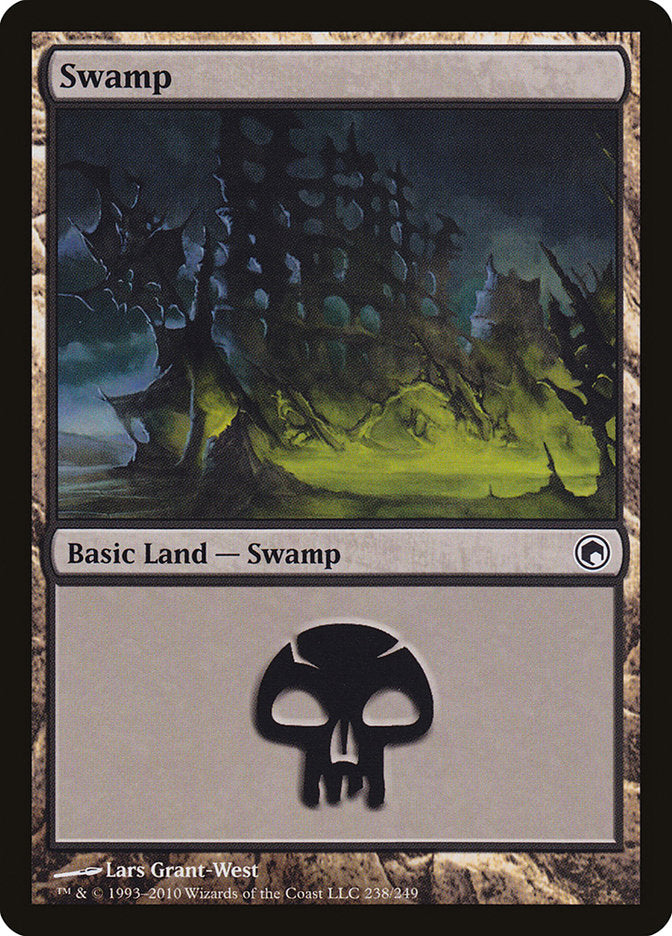 Swamp (238) [Scars of Mirrodin] | Anubis Games and Hobby