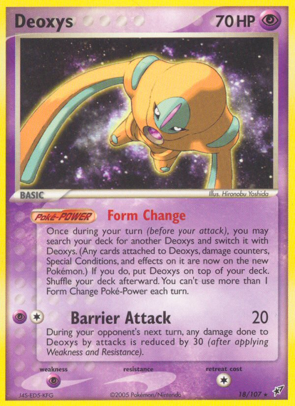 Deoxys (18/107) [EX: Deoxys] | Anubis Games and Hobby