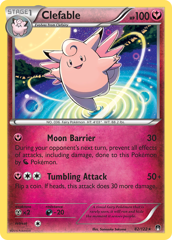 Clefable (82/122) [XY: BREAKpoint] | Anubis Games and Hobby