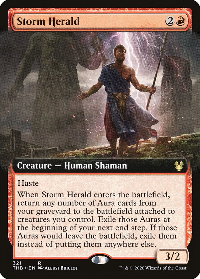 Storm Herald (Extended Art) [Theros Beyond Death] | Anubis Games and Hobby