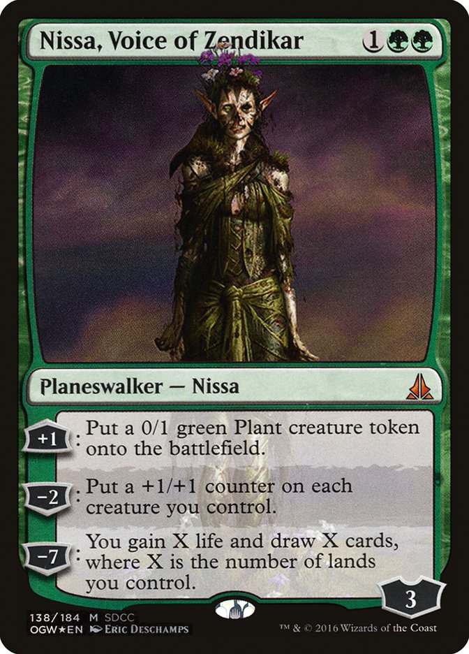 Nissa, Voice of Zendikar [San Diego Comic-Con 2016] | Anubis Games and Hobby