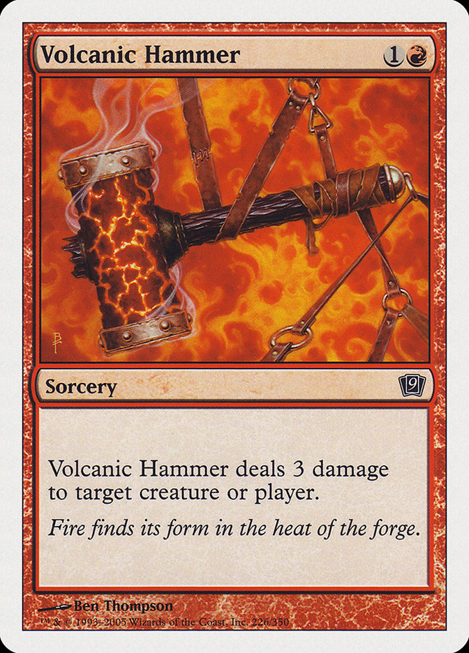 Volcanic Hammer [Ninth Edition] | Anubis Games and Hobby