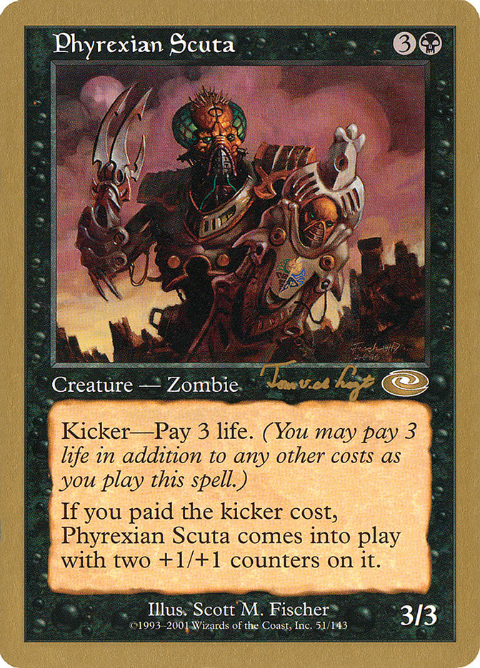 Phyrexian Scuta (Tom van de Logt) [World Championship Decks 2001] | Anubis Games and Hobby