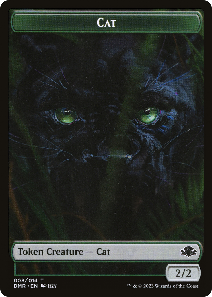 Cat Token (008) [Dominaria Remastered Tokens] | Anubis Games and Hobby