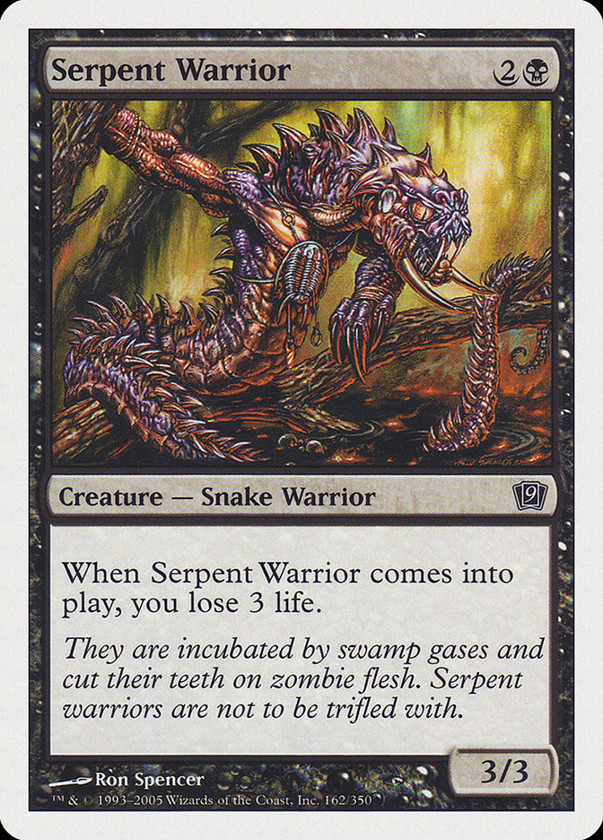 Serpent Warrior [Ninth Edition] | Anubis Games and Hobby