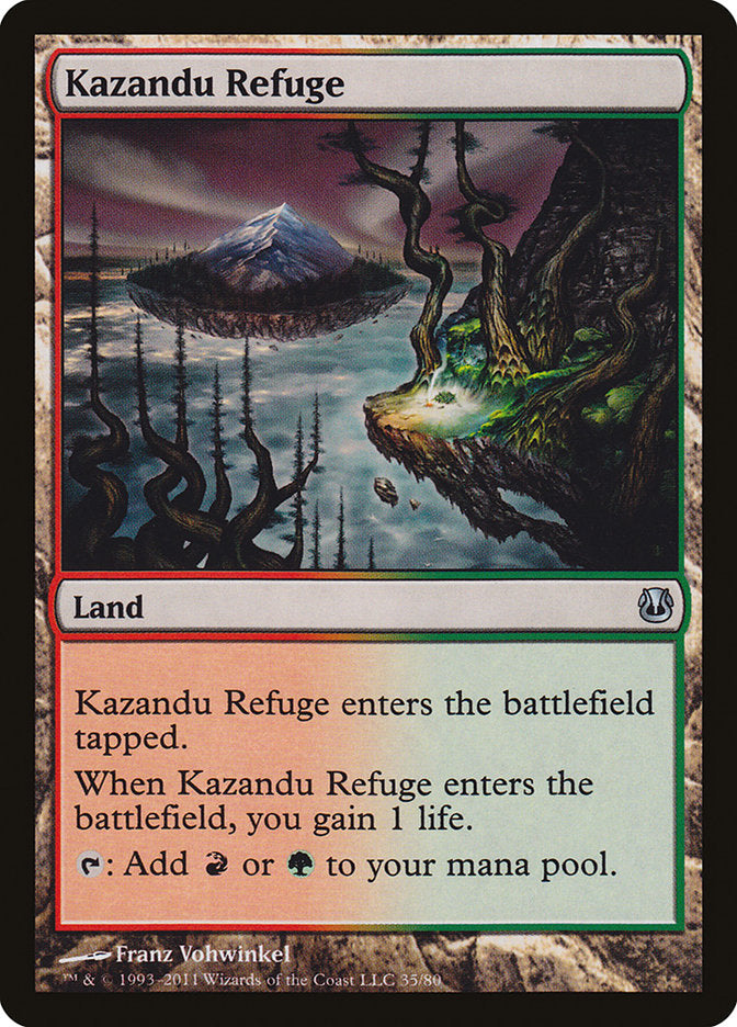 Kazandu Refuge [Duel Decks: Ajani vs. Nicol Bolas] | Anubis Games and Hobby