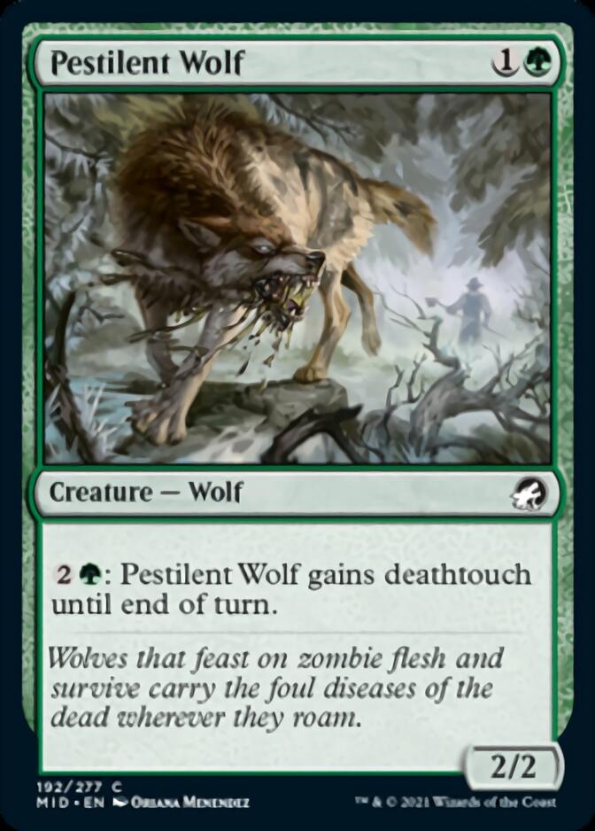 Pestilent Wolf [Innistrad: Midnight Hunt] | Anubis Games and Hobby