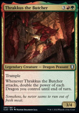 Thrakkus the Butcher [Commander Legends: Battle for Baldur's Gate] | Anubis Games and Hobby