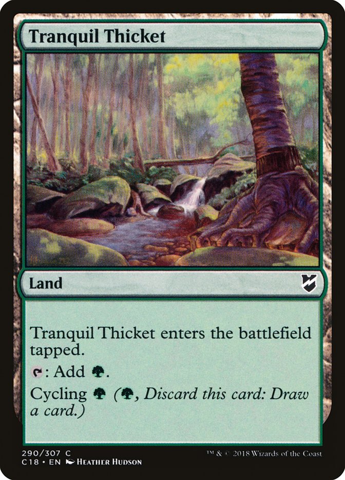 Tranquil Thicket [Commander 2018] | Anubis Games and Hobby