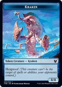 Kraken // Satyr Double-Sided Token [Theros Beyond Death Tokens] | Anubis Games and Hobby
