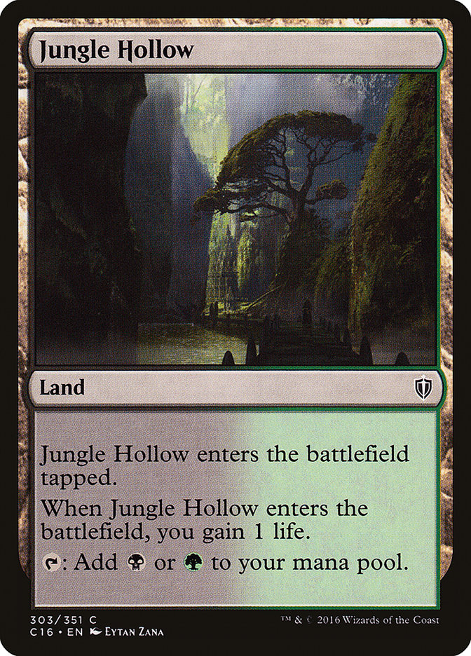 Jungle Hollow [Commander 2016] | Anubis Games and Hobby