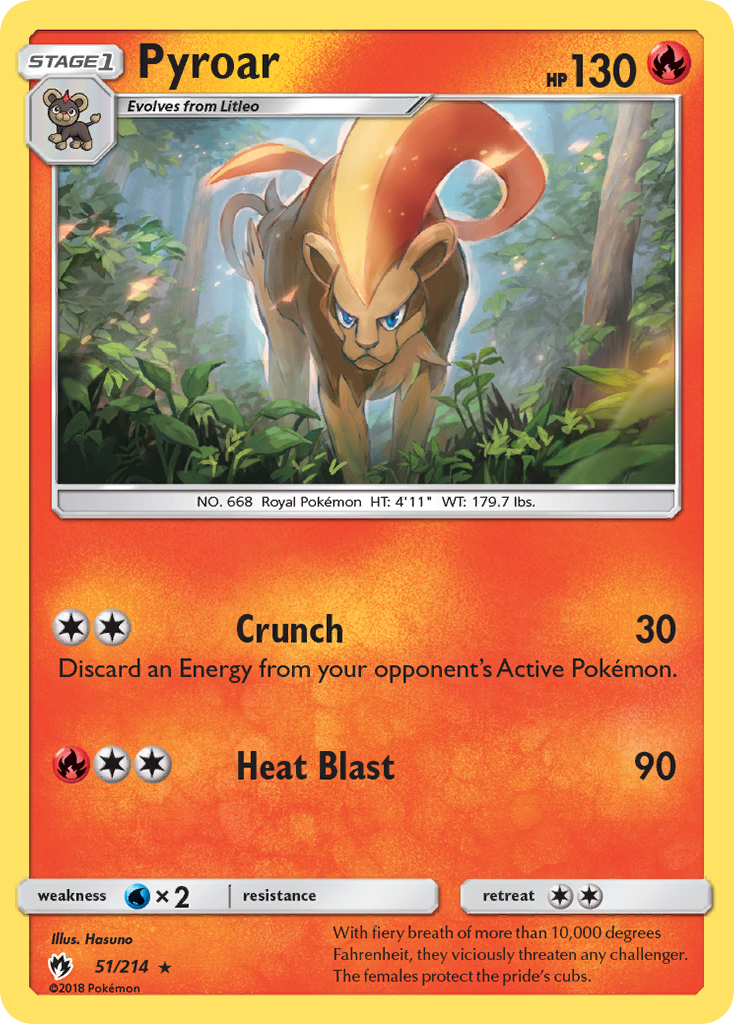 Pyroar (51/214) [Sun & Moon: Lost Thunder] | Anubis Games and Hobby