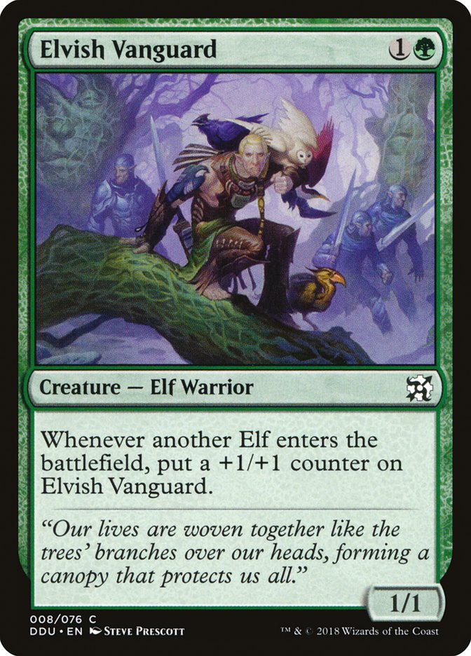 Elvish Vanguard [Duel Decks: Elves vs. Inventors] | Anubis Games and Hobby