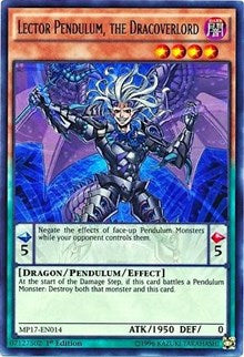 Lector Pendulum, the Dracoverlord [2017 Mega-Tins Mega Pack] [MP17-EN014] | Anubis Games and Hobby