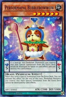 Performapal Bubblebowwow [2017 Mega-Tins Mega Pack] [MP17-EN062] | Anubis Games and Hobby