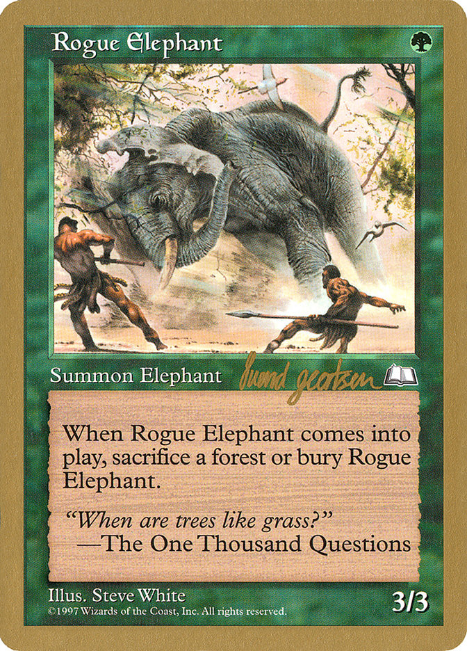 Rogue Elephant (Svend Geertsen) [World Championship Decks 1997] | Anubis Games and Hobby