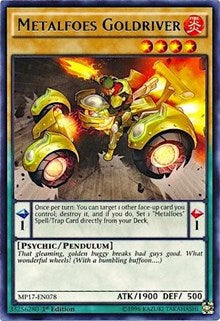 Metalfoes Goldriver [2017 Mega-Tins Mega Pack] [MP17-EN078] | Anubis Games and Hobby