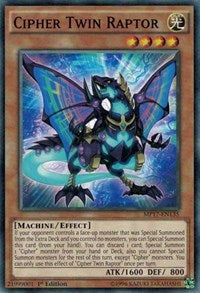 Cipher Twin Raptor [2017 Mega-Tins Mega Pack] [MP17-EN135] | Anubis Games and Hobby