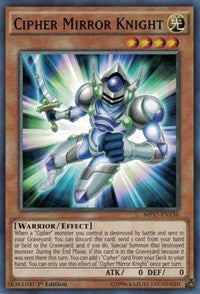 Cipher Mirror Knight [2017 Mega-Tins Mega Pack] [MP17-EN136] | Anubis Games and Hobby