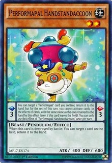 Performapal Handstandaccoon [2017 Mega-Tins Mega Pack] [MP17-EN174] | Anubis Games and Hobby