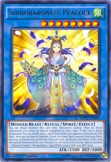 Shinobaroness Peacock [2017 Mega-Tins Mega Pack] [MP17-EN200] | Anubis Games and Hobby