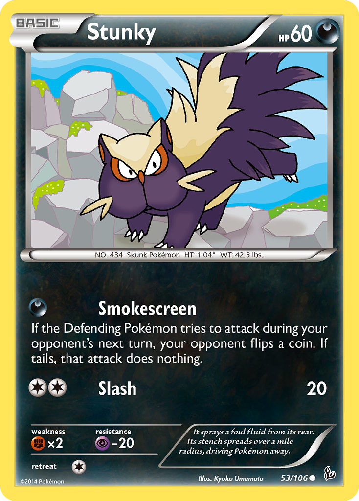 Stunky (53/106) [XY: Flashfire] | Anubis Games and Hobby