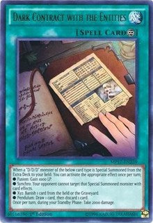 Dark Contract with the Entities [2017 Mega-Tins Mega Pack] [MP17-EN239] | Anubis Games and Hobby