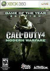 Call of Duty 4 Modern Warfare [Game of the Year] - Xbox 360 | Anubis Games and Hobby