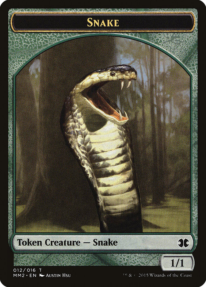 Snake Token [Modern Masters 2015 Tokens] | Anubis Games and Hobby