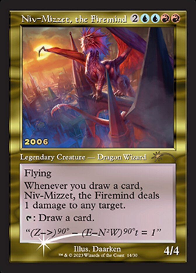 Niv-Mizzet, the Firemind [30th Anniversary Promos] | Anubis Games and Hobby