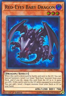 Red-Eyes Baby Dragon [Legendary Duelists] [LEDU-EN001] | Anubis Games and Hobby