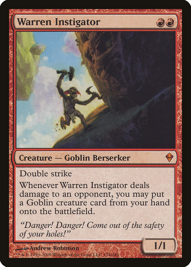 Warren Instigator [Zendikar] | Anubis Games and Hobby