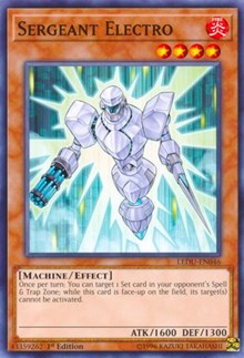 Sergeant Electro [Legendary Duelists] [LEDU-EN046] | Anubis Games and Hobby