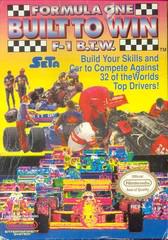 Formula One Built To Win - NES | Anubis Games and Hobby