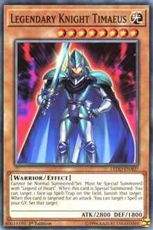 Legendary Knight Timaeus [Legendary Dragon Decks] [LEDD-ENA07] | Anubis Games and Hobby