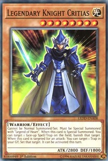 Legendary Knight Critias [Legendary Dragon Decks] [LEDD-ENA08] | Anubis Games and Hobby