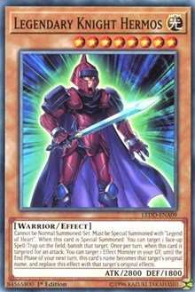 Legendary Knight Hermos [Legendary Dragon Decks] [LEDD-ENA09] | Anubis Games and Hobby